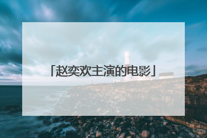 赵奕欢主演的电影