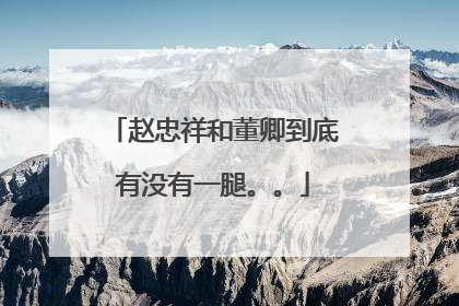 赵忠祥和董卿到底有没有一腿。。