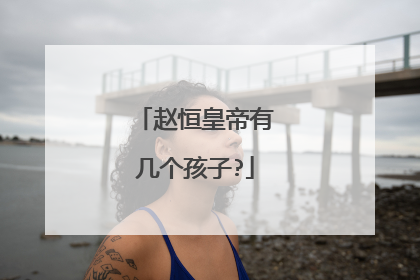 赵恒皇帝有几个孩子?