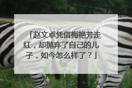 赵文卓凭借梅艳芳走红，却抛弃了自己的儿子，如今怎么样了？