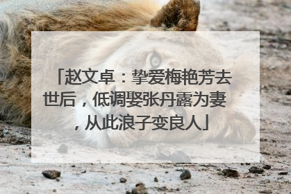 赵文卓：挚爱梅艳芳去世后，低调娶张丹露为妻，从此浪子变良人