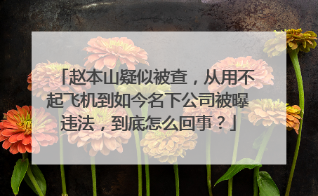 赵本山疑似被查，从用不起飞机到如今名下公司被曝违法，到底怎么回事？