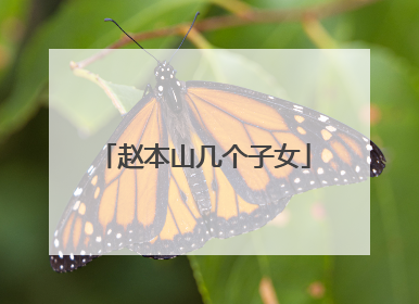 赵本山几个子女