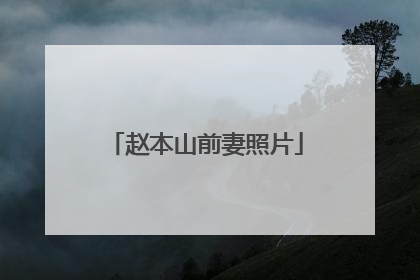 赵本山前妻照片