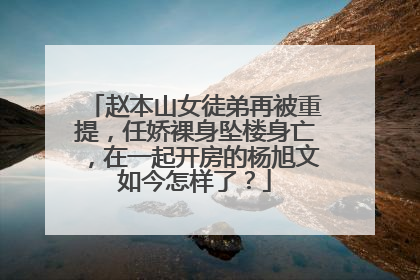 赵本山女徒弟再被重提，任娇裸身坠楼身亡，在一起开房的杨旭文如今怎样了？