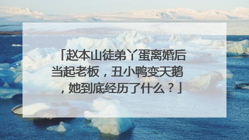 赵本山徒弟丫蛋离婚后当起老板,丑小鸭变天鹅,她到底经历了什么?