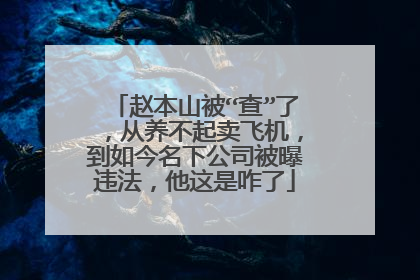 赵本山被“查”了，从养不起卖飞机，到如今名下公司被曝违法，他这是咋了