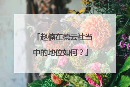 赵楠在德云社当中的地位如何？