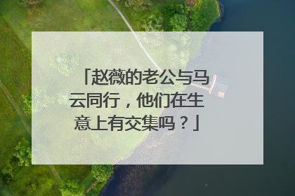 赵薇的老公与马云同行，他们在生意上有交集吗？