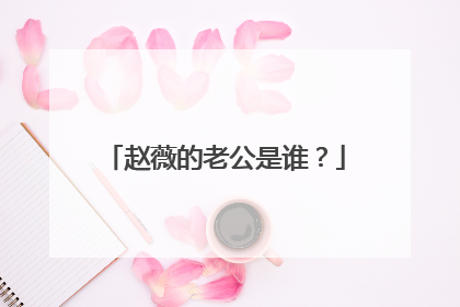 赵薇的老公是谁？