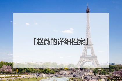 赵薇的详细档案