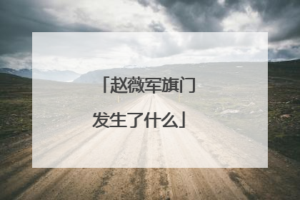 赵薇军旗门发生了什么