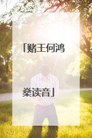 赌王何鸿燊读音