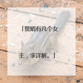 赘婿有几个女主，求详解。