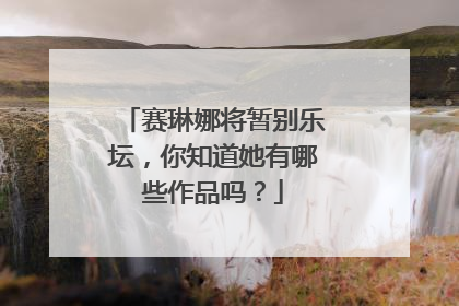 赛琳娜将暂别乐坛，你知道她有哪些作品吗？