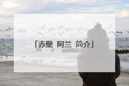 赤壁 阿兰 简介