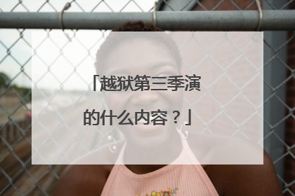 越狱第三季演的什么内容？