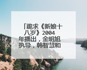 跪求《新娘十八岁》2004年播出，金明旭执导，韩智慧和李东健主演的电视剧的高清百度云资源