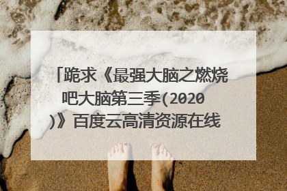 跪求《最强大脑之燃烧吧大脑第三季(2020)》百度云高清资源在线观看，王运庆导演的