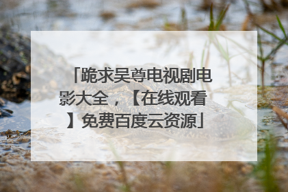 跪求吴尊电视剧电影大全,【在线观看】免费百度云资源