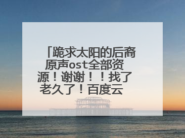 跪求太阳的后裔原声ost全部资源!谢谢!!找了老久了!百度云 360云盘