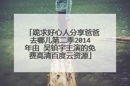 跪求好心人分享爸爸去哪儿第二季2014年由 吴镇宇主演的免费高清百度云资源