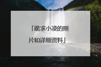 跪求小凌的照片和详细资料