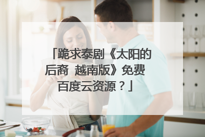 跪求泰剧《太阳的后裔 越南版》免费百度云资源?