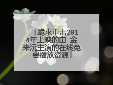 跪求重击2014年上映的由 金来沅主演的在线免费播放资源