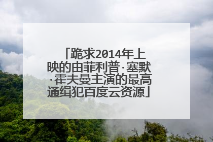 跪求2014年上映的由菲利普·塞默·霍夫曼主演的最高通缉犯百度云资源