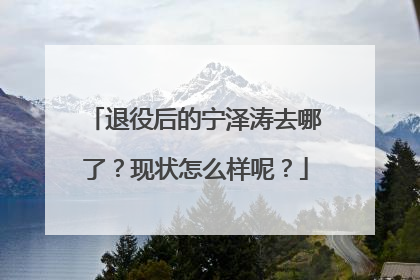 退役后的宁泽涛去哪了?现状怎么样呢?