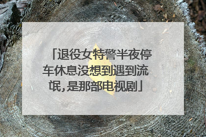 退役女特警半夜停车休息没想到遇到流氓,是那部电视剧