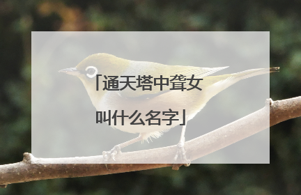 通天塔中聋女叫什么名字