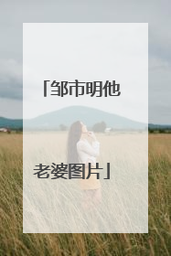 邹市明他老婆图片