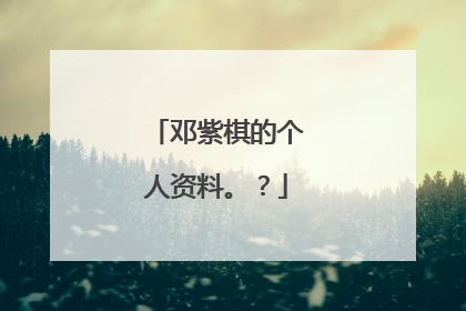 邓紫棋的个人资料。?