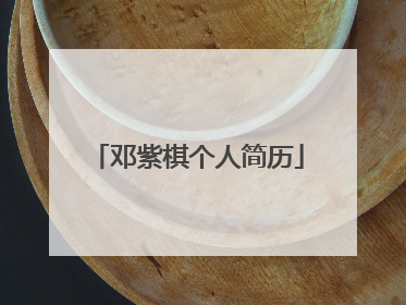 邓紫棋个人简历