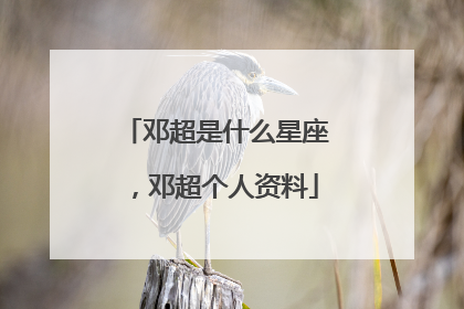 邓超是什么星座,邓超个人资料