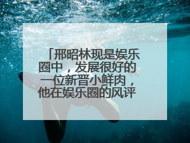 邢昭林现是娱乐圈中,发展很好的一位新晋小鲜肉,他在娱乐圈的风评如何?