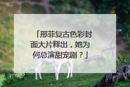 邢菲复古色彩封面大片释出,她为何总演甜宠剧?