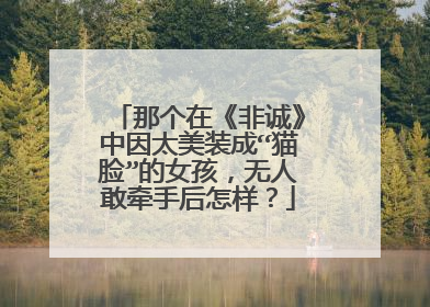 那个在《非诚》中因太美装成“猫脸”的女孩，无人敢牵手后怎样？