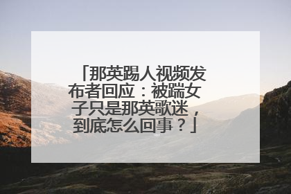 那英踢人视频发布者回应:被踹女子只是那英歌迷,到底怎么回事?