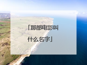 那部电影叫什么名字