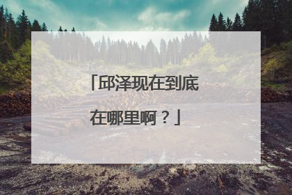 邱泽现在到底在哪里啊？