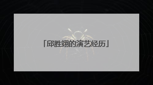 邱胜翊的演艺经历