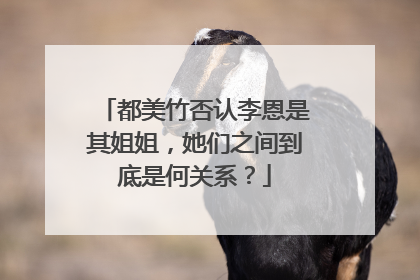 都美竹否认李恩是其姐姐，她们之间到底是何关系？