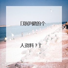 郑伊健的个人资料?