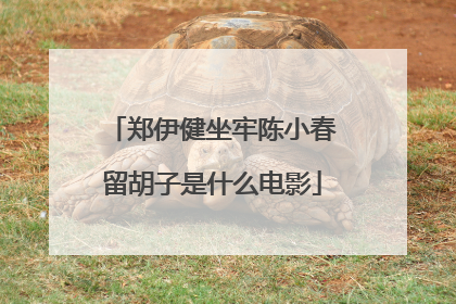 郑伊健坐牢陈小春留胡子是什么电影