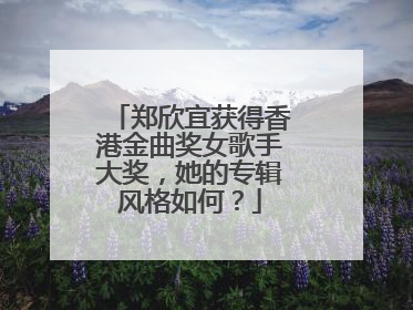 郑欣宜获得香港金曲奖女歌手大奖,她的专辑风格如何?