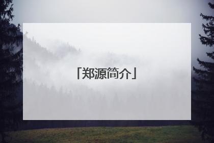 郑源简介