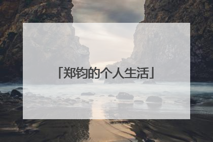 郑钧的个人生活